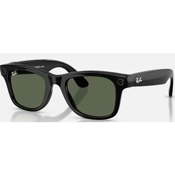 Ray-Ban Meta Wayfarer Large AI Glasses Green