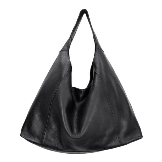 Lindsey Leather Tote/Shoulder Bag Black
