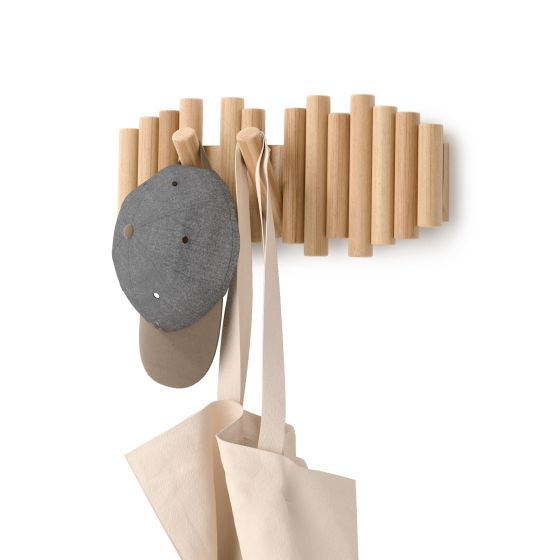 Picket Rail Wall Hook Natural