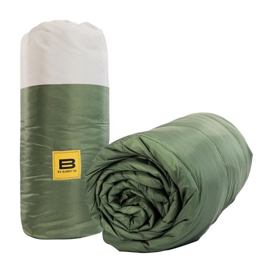 XL Outdoorsy Blanket - Green/White
