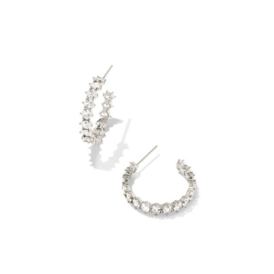 Cailin Crystal Hoop Earrings
