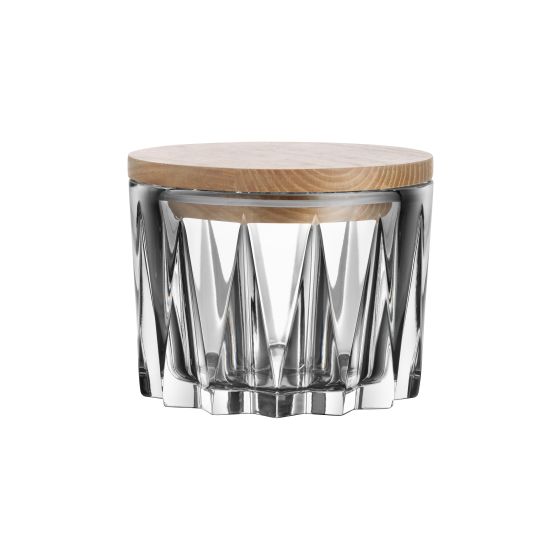 Sarek bowl with wood lid