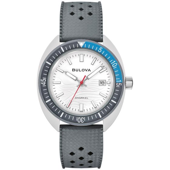 Men's Oceanographer HNBR Rubber watch, White dial