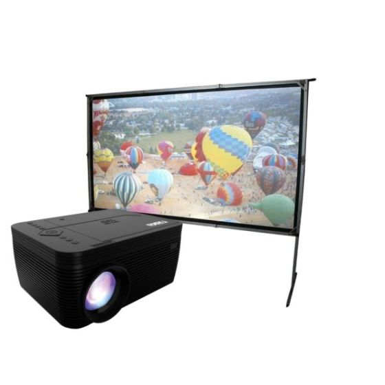 Naxa Projector w/ dvd player + 100