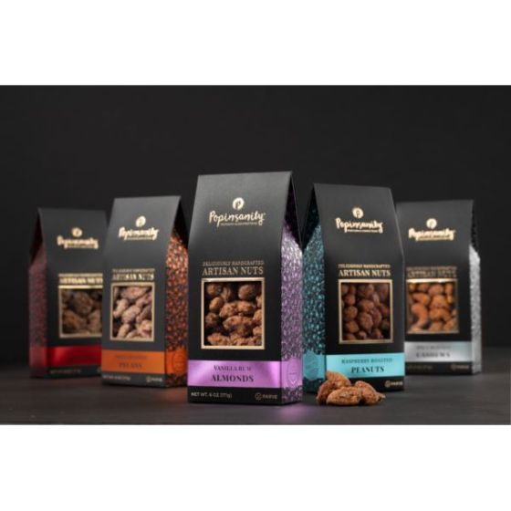 Popinsanity 6pk Nuts Set - 3 Nuts/Flavors x 2