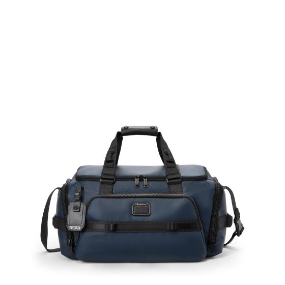 Alpha Bravo Mason Duffel - Navy Coated Canvas