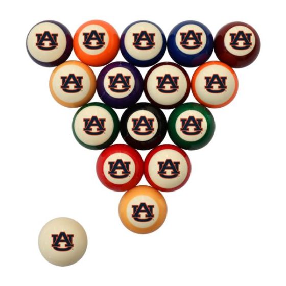 Auburn University Retro Billiard Ball Sets