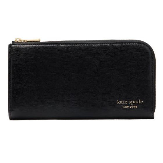 Devin Zip Around Continental Wallet - Black