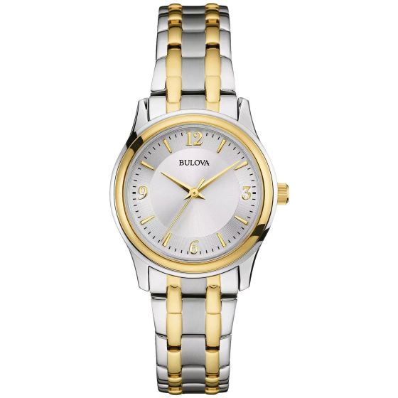 Ladies' Corporate Collection Two-Tone Stainless Steel Watch Silver Dial