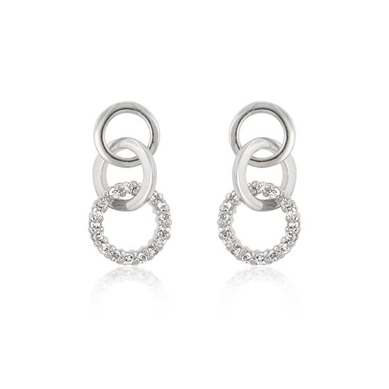 Infinity CZ Earring Set
