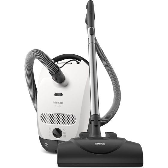 Miele Classic C1 Cat & Dog PowerLine Lotus White Canister Vacuum