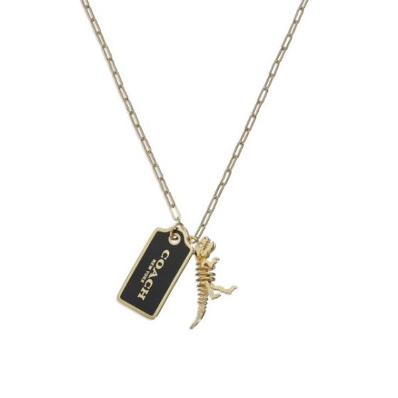 Signature Tag Pendant - Gold