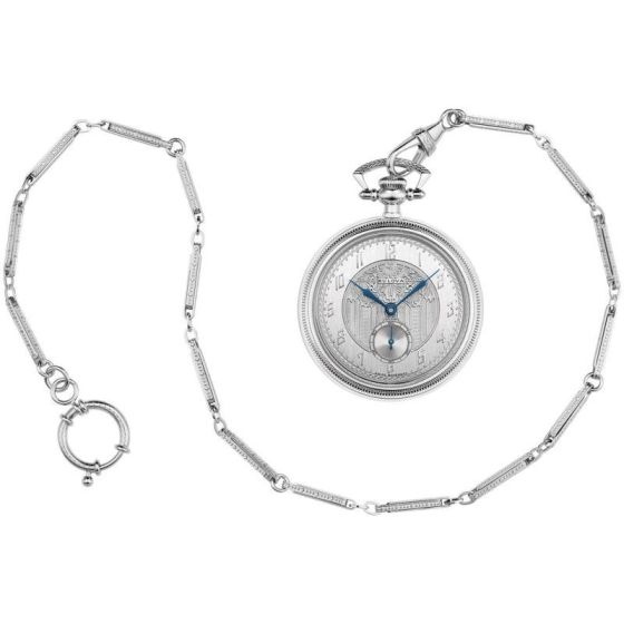 Men's Pocket Watch  Chain watch, Silver-Tone dial