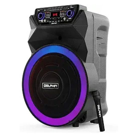 High Power Party Speaker w/ Wireless Mic Size 18