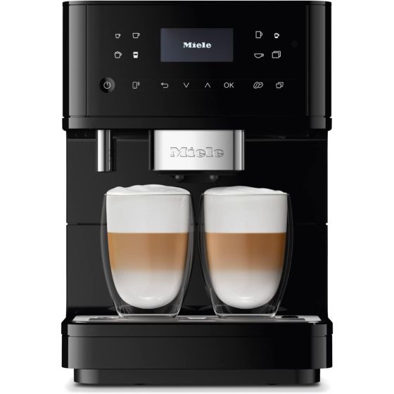 Miele CM 6160 MilkPerfection Obsidian Black Countertop Coffee Machine