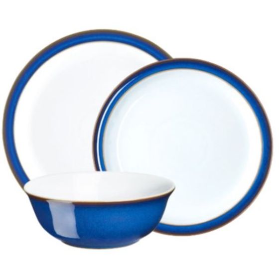 Denby Imperial Blue 12 Pc Dinnerware Set