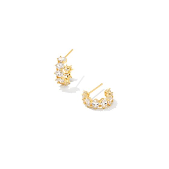 Cailin Crystal Huggie Earrings