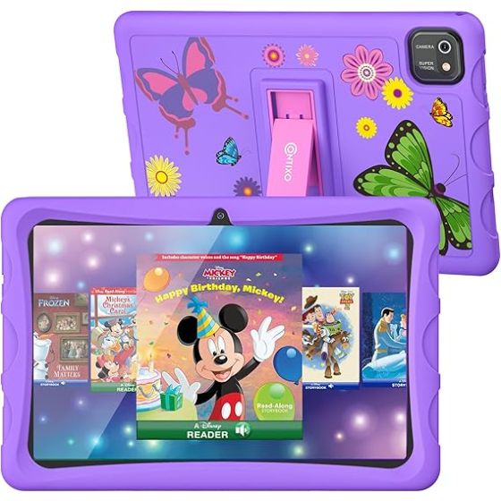 K103-A Purple 10-Inch Kids 64GB HD Tablet