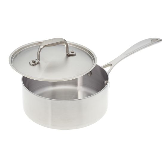 American Kitchen 2 Qt. Covered Stainless Steel Saucepan