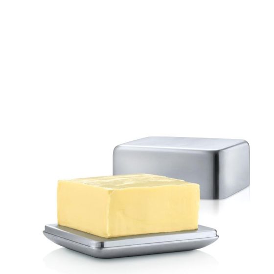 BASIC - Stainless Steel Butter Dish - Medium