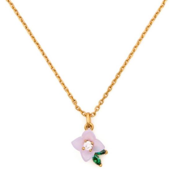Bursting Blooms Pendant - Blue/Multi
