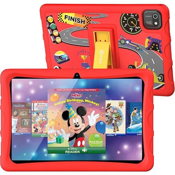 K103-A Red 10-Inch Kids 64GB HD Tablet