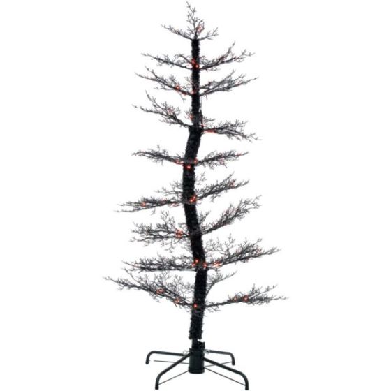 5-ft. Dancing Halloween Tree with Orange LED Lights and Sound
