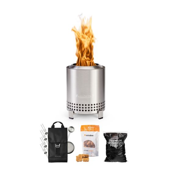 Mesa Tabletop Fire Pit Roasty Bundle SS