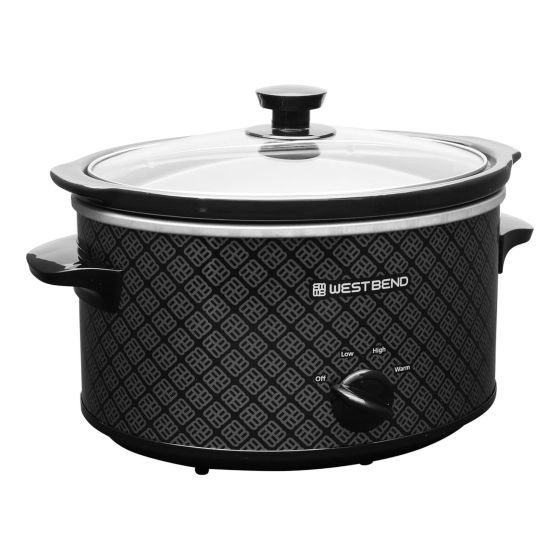 4qt Slow Cooker Black