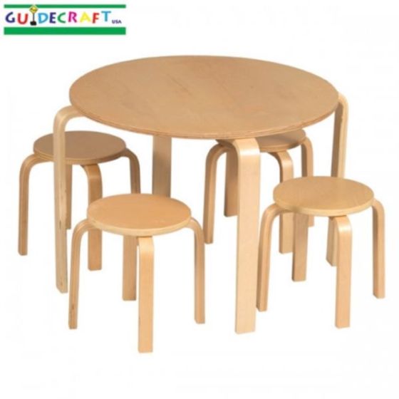 Nordic Table and Chair Set - Natural