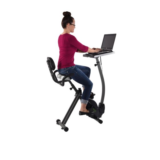 2-in-1 Wirk Ride Exercise Bike Workstation & Standing Desk