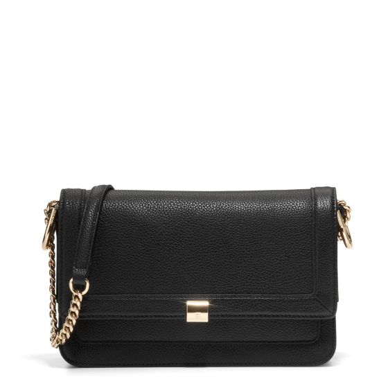 Daniella Chain Shoulder Bag - Black