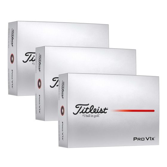 Pro V1x Golf Balls - White - Three Dozen