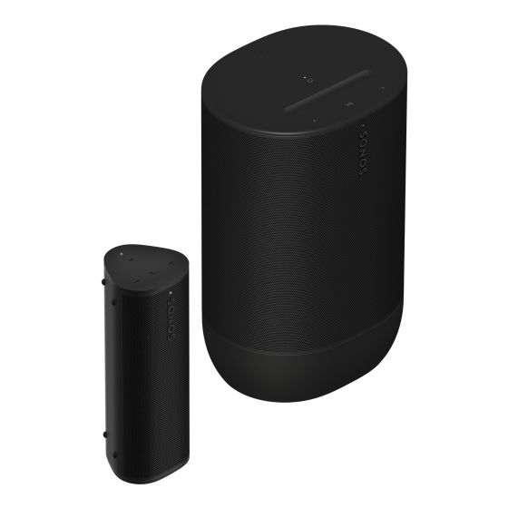 Sonos Portable Set with Move 2 & Roam 2 - Black