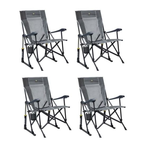 Roadtrip Rocker w/Carry Bag - Mercury Gray (Set of 4)
