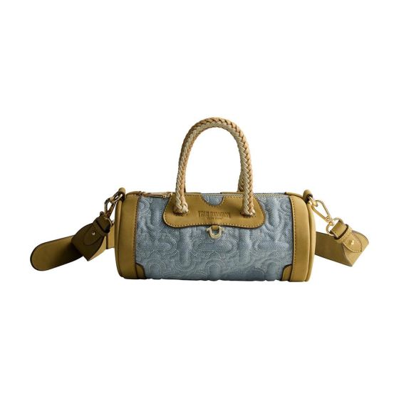 Quilted Horseshoe Mini Duffel Crossbody