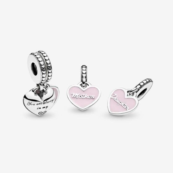 Mother Daughter Split Charm