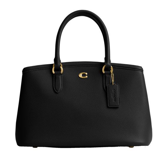 Refined Pebble Leather Legacy Carryall 28 - Black/Brass