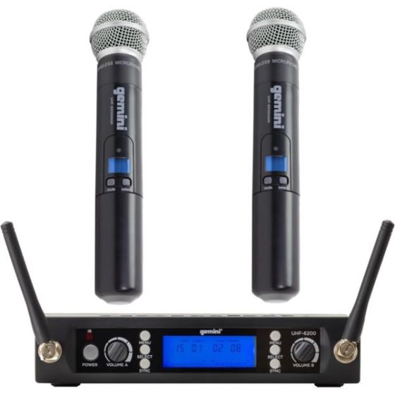 UHF Wireless Dual Microphone System