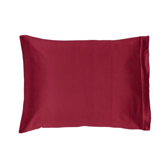 100% Silk Pillow Case (Individual) King Size - Red Color