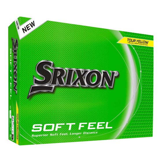 Srixon Soft Feel 14 Tour Yellow Golf Balls - 1 Dozen
