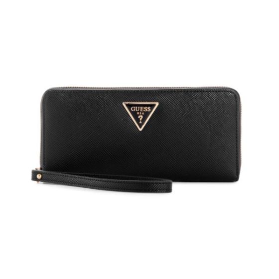 Laurel Zip Around Wallet - Black