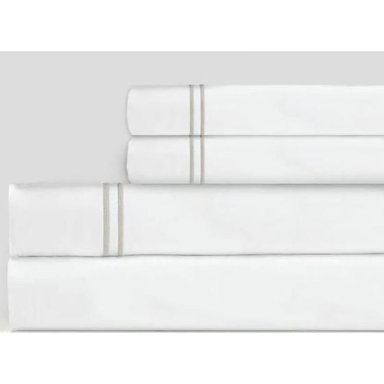 Grande Hotel Queen Sheet Set-Ivory