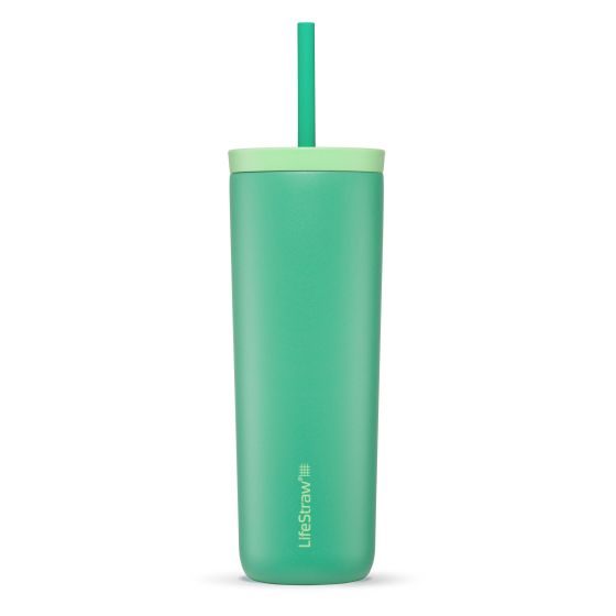 LifeStraw Go Series 18oz Stainless Steel Tumbler Cactus Green