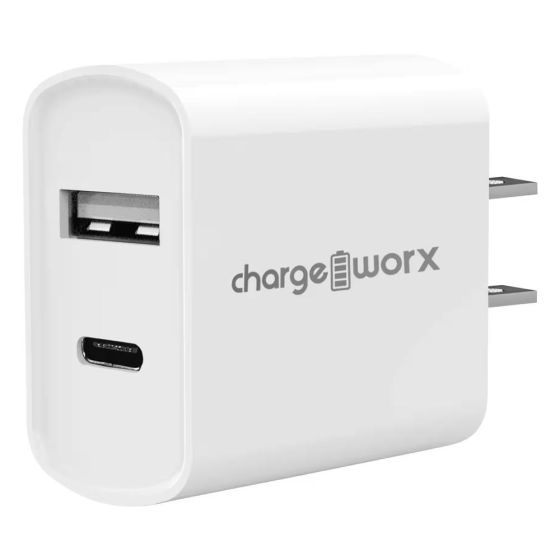 Dual USB Wall Charger w/ USB-C/A