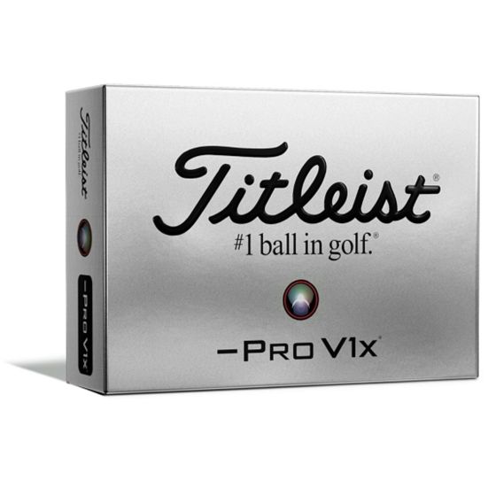 Titleist ProV1x Left Dash White Golf Balls - 1 Dozen