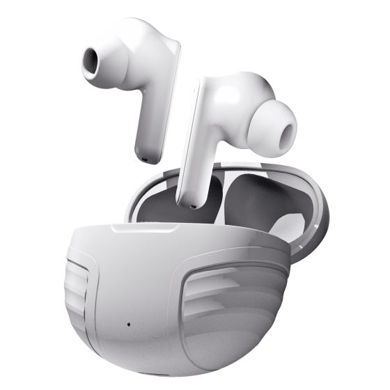 Bluetooth Earbuds w/ Oval Ridged Case