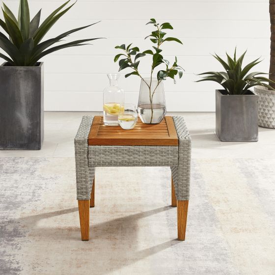 Capella Outdoor Wicker Side Table