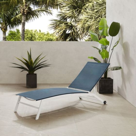 Weaver Outdoor Chaise Lounge