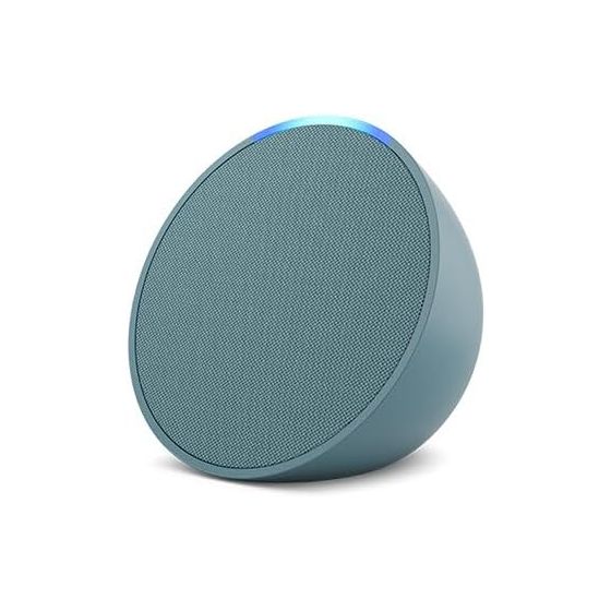Amazon Echo Pop Full sound compact smart speaker with Alexa-Midnight Teal